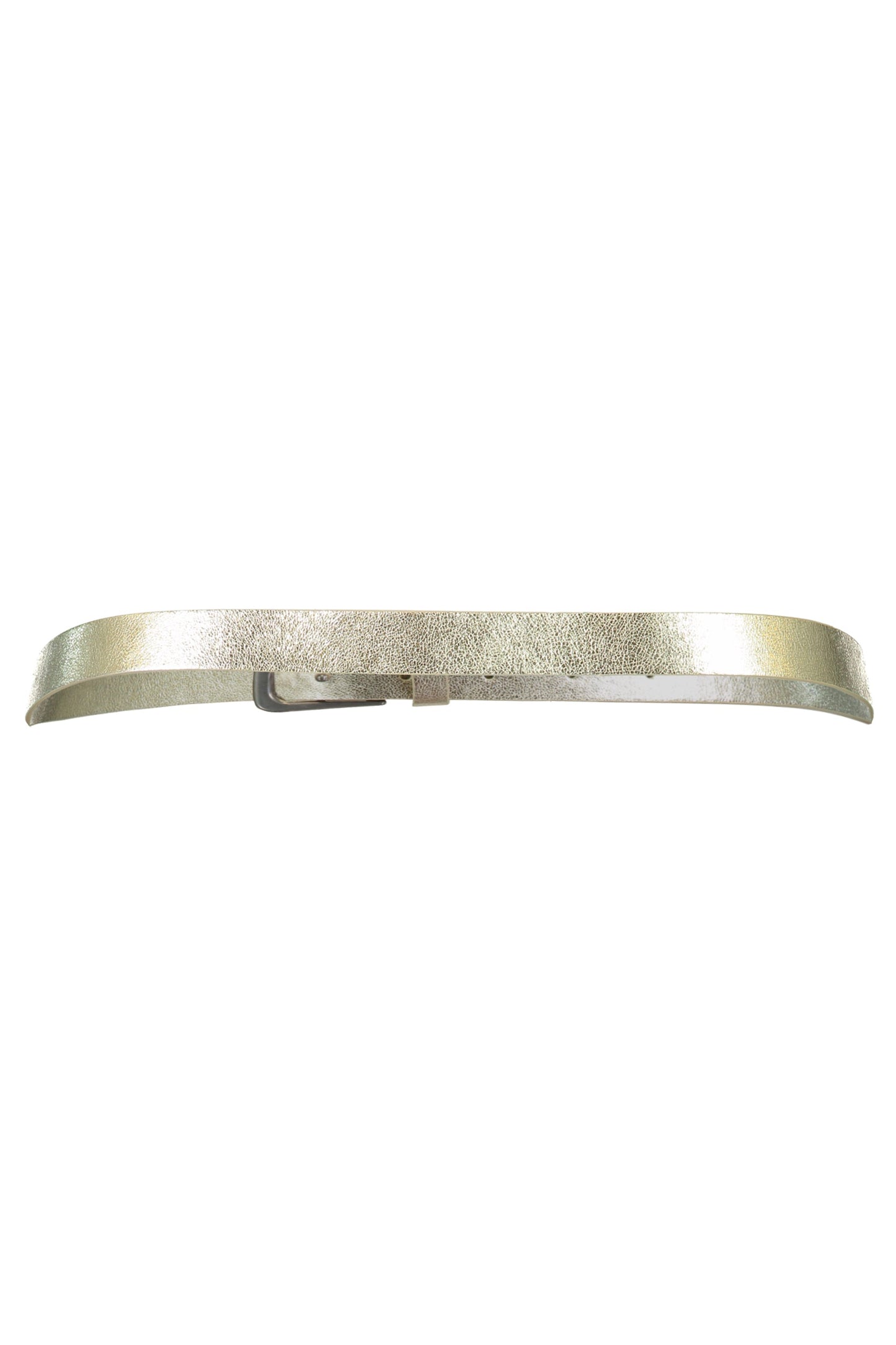 BRUNELLO CUCINELLI-Mini Buckle Metallic Belt-