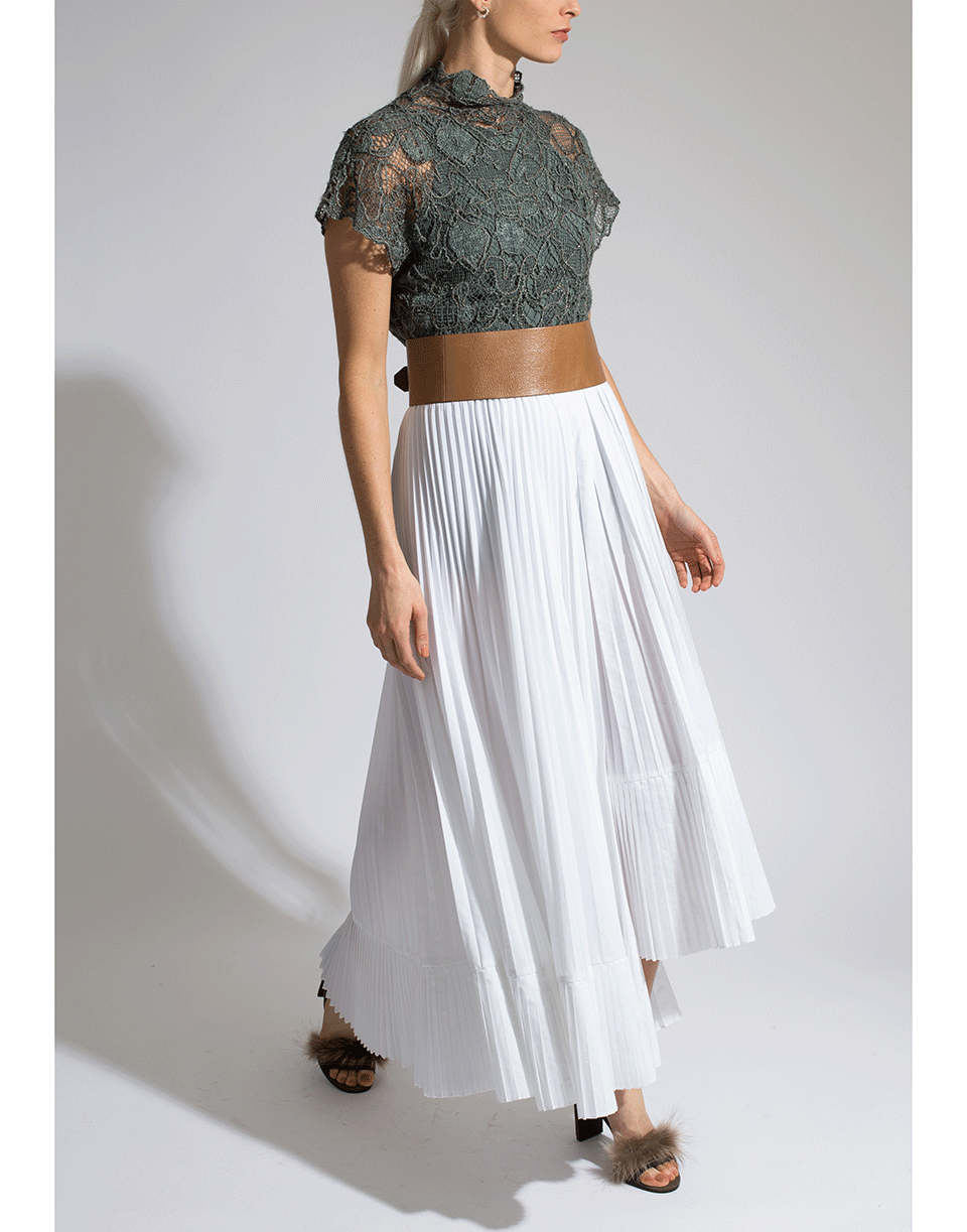 BRUNELLO CUCINELLI-Glossy Calf Corset Belt-