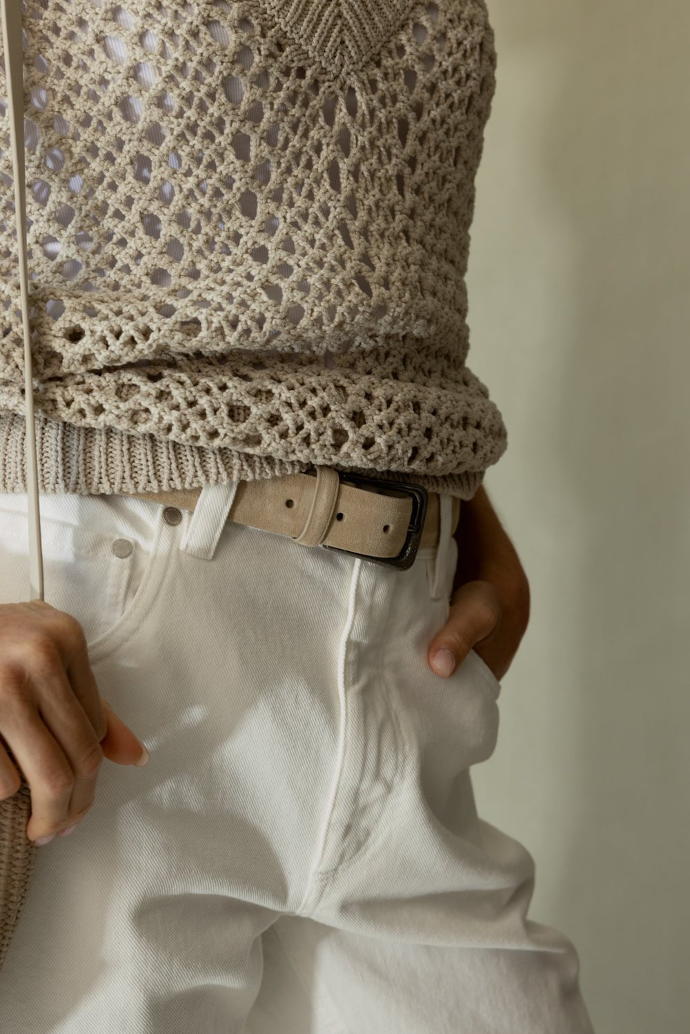 BRUNELLO CUCINELLI-Suede Belt-