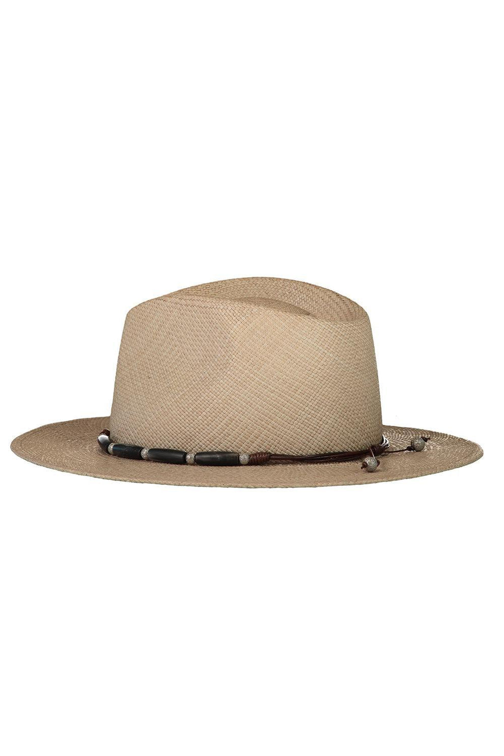 Horn Trim Panama Hat | BRUNELLO CUCINELLI – Marissa Collections display picture 1