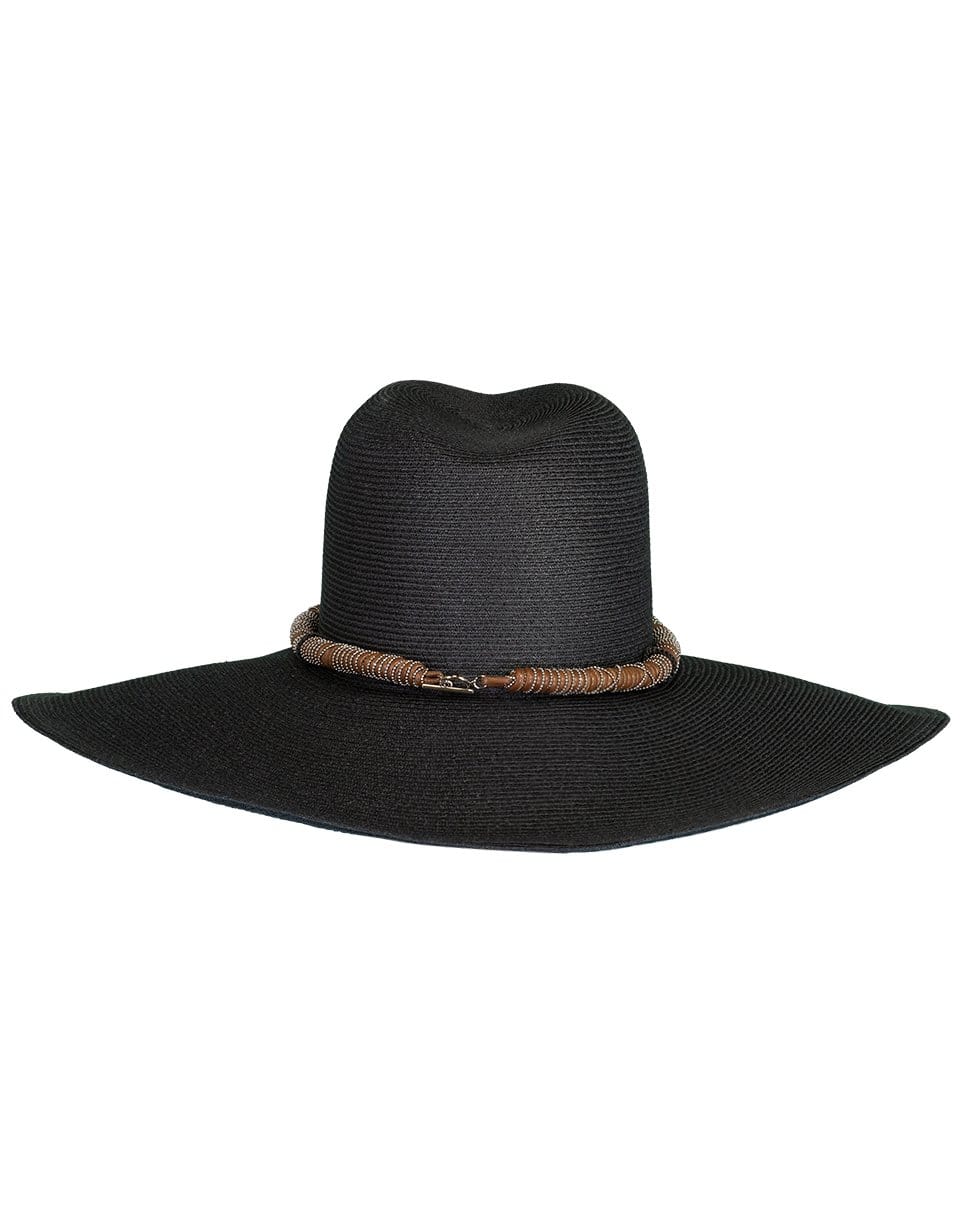 BRUNELLO CUCINELLI-Monili-Trim Wide-Brim Fedora-