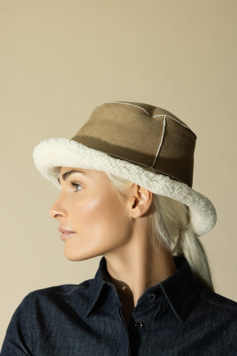 BRUNELLO CUCINELLI-Reversible Cap-