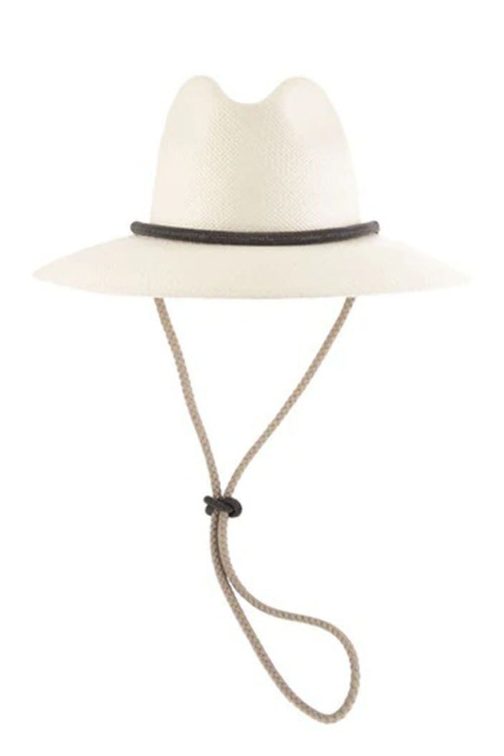 BRUNELLO CUCINELLI-Straw Fedora-
