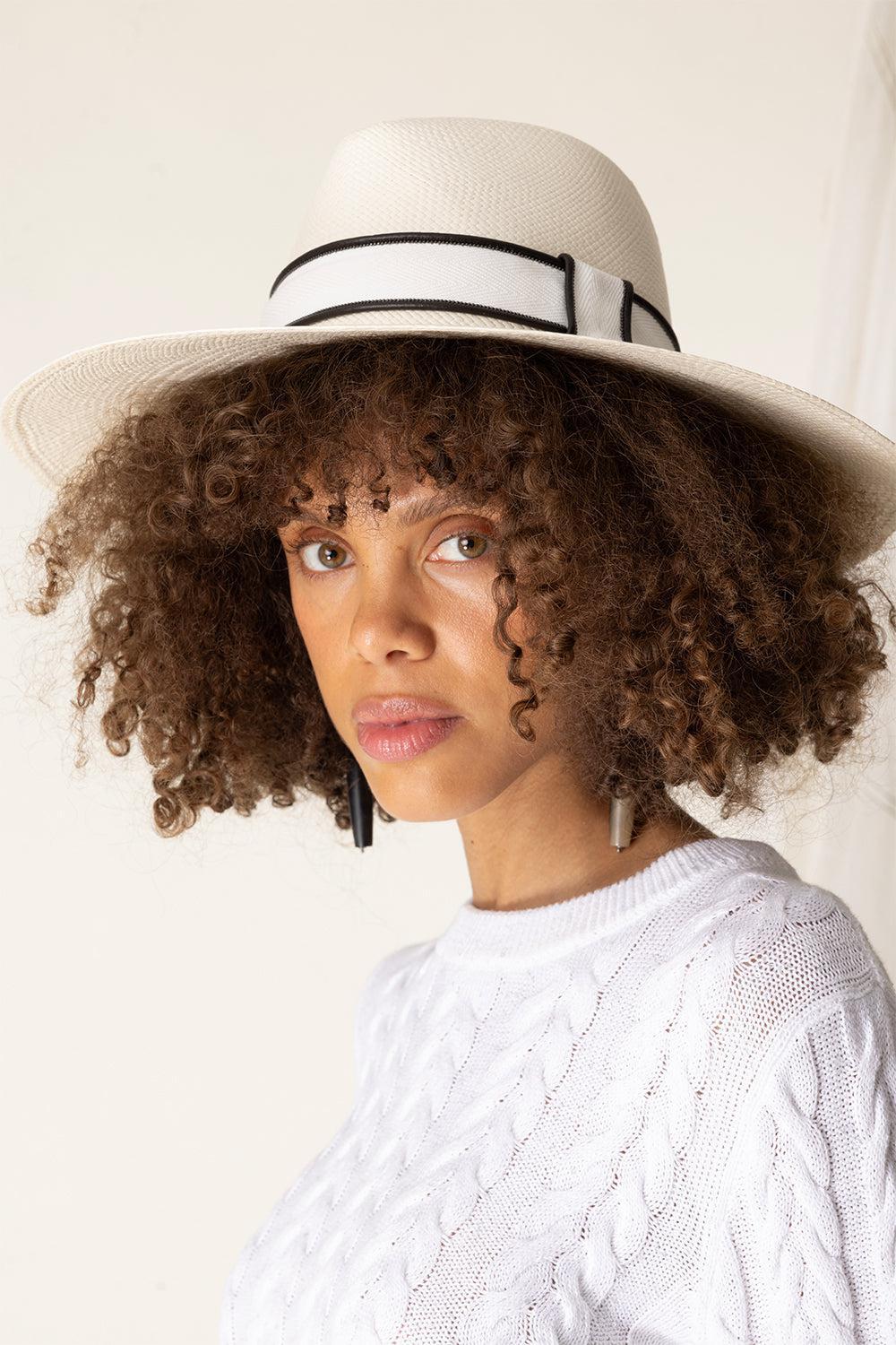 Panama Hat-WHITE-S-ACCESSORIEHEADWEAR-BRUNELLO CUCINELLI