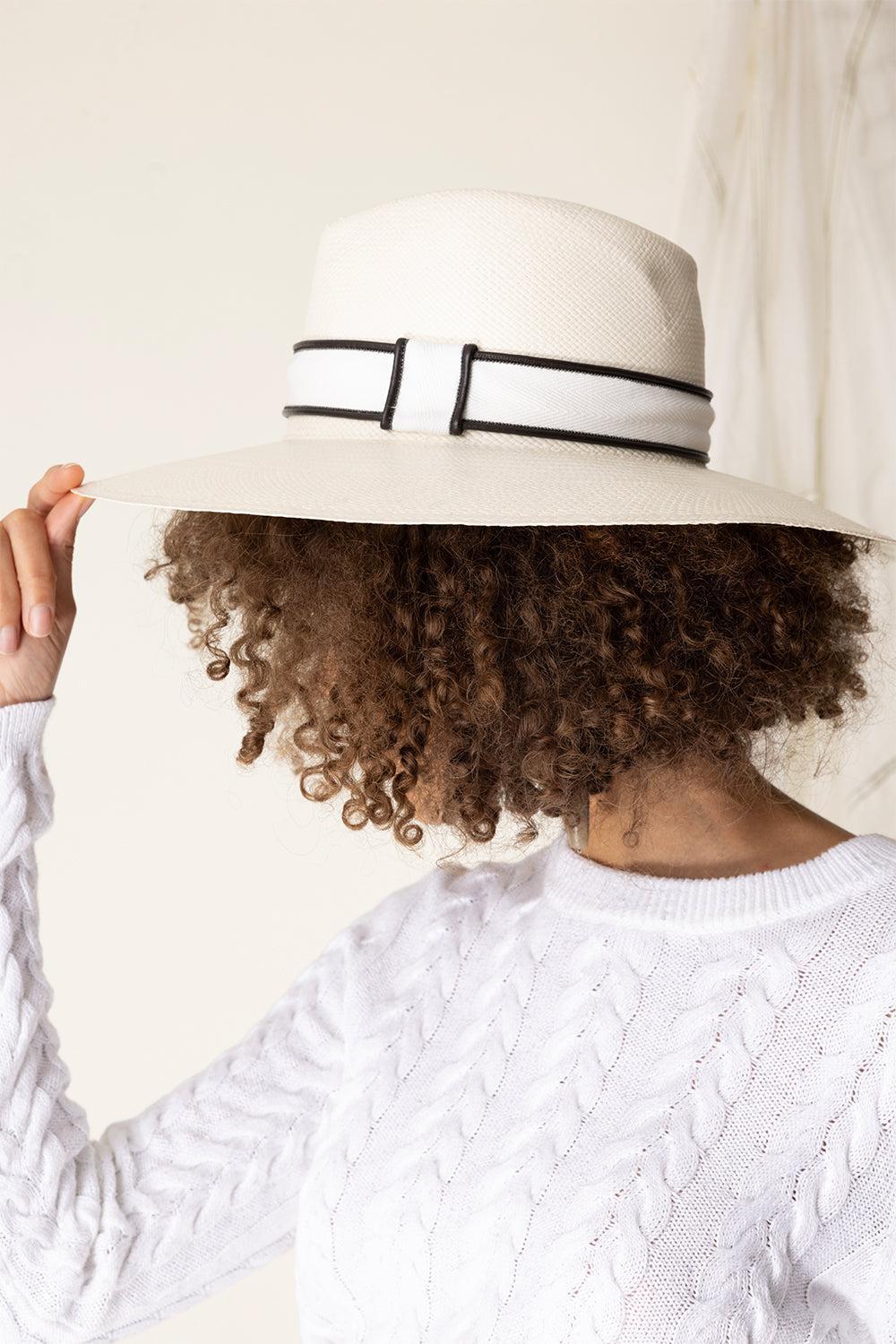 Panama Hat-WHITE-S-ACCESSORIEHEADWEAR-BRUNELLO CUCINELLI