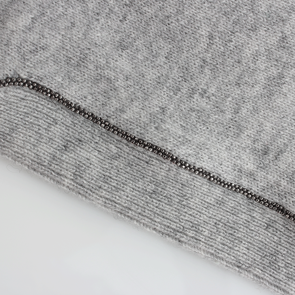 BRUNELLO CUCINELLI-Monili Detail Cashmere Gloves-