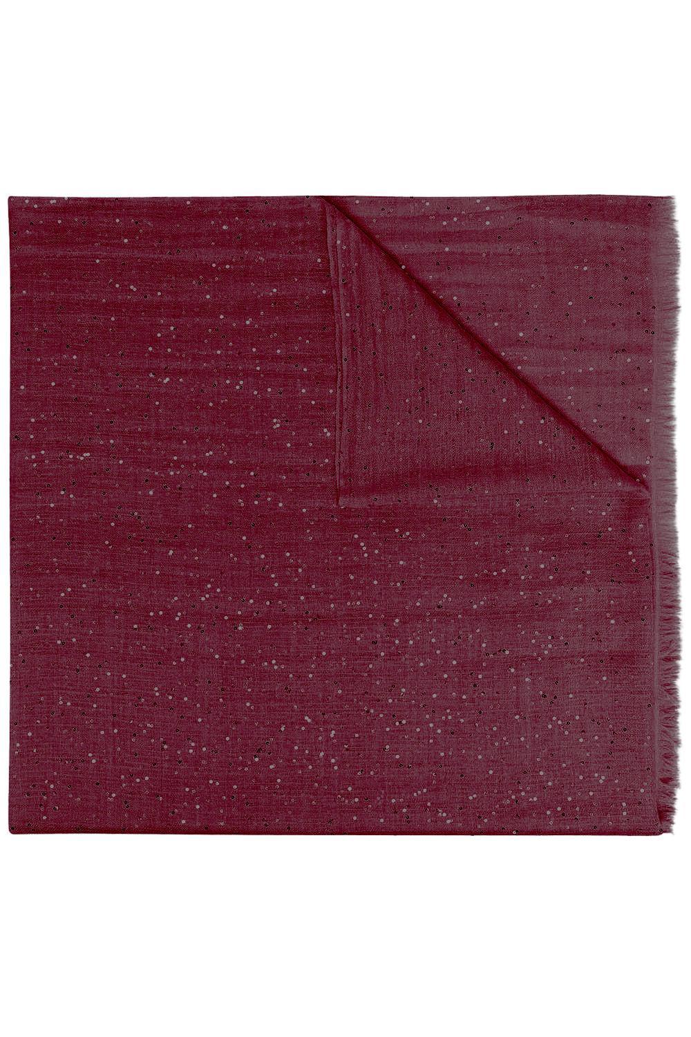 Paillette Scarf - Amaranto-AMARANTO-O/S-ACCESSORIESCARVES-BRUNELLO CUCINELLI