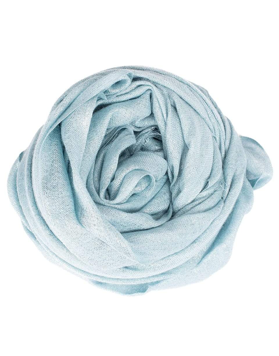 BRUNELLO CUCINELLI-Aqua Cashmere Blend Scarf-AQUA GREEN