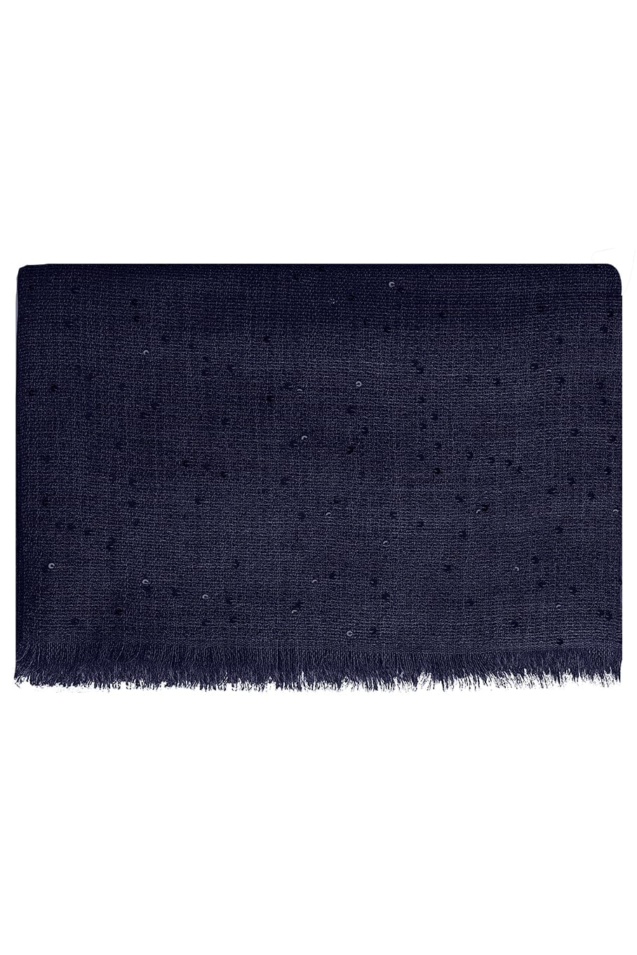 BRUNELLO CUCINELLI-Cashmere Silk Paillette Scarf-BLUFREDO