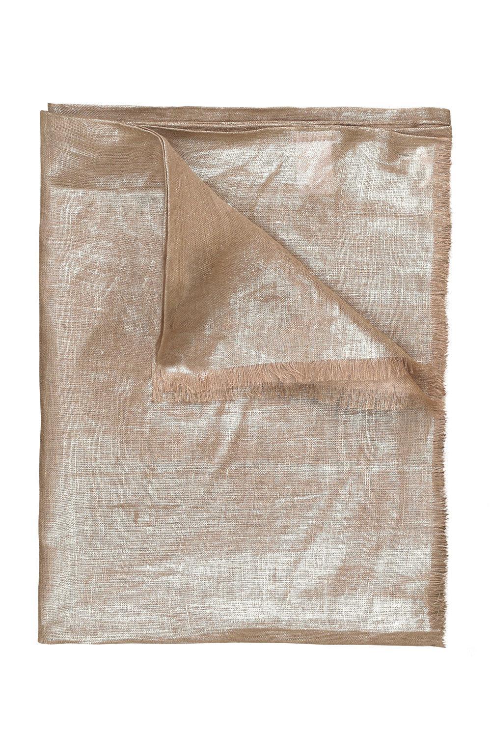 Lurex Scarf - Camel-BROWN-O/S-ACCESSORIESCARVES-BRUNELLO CUCINELLI