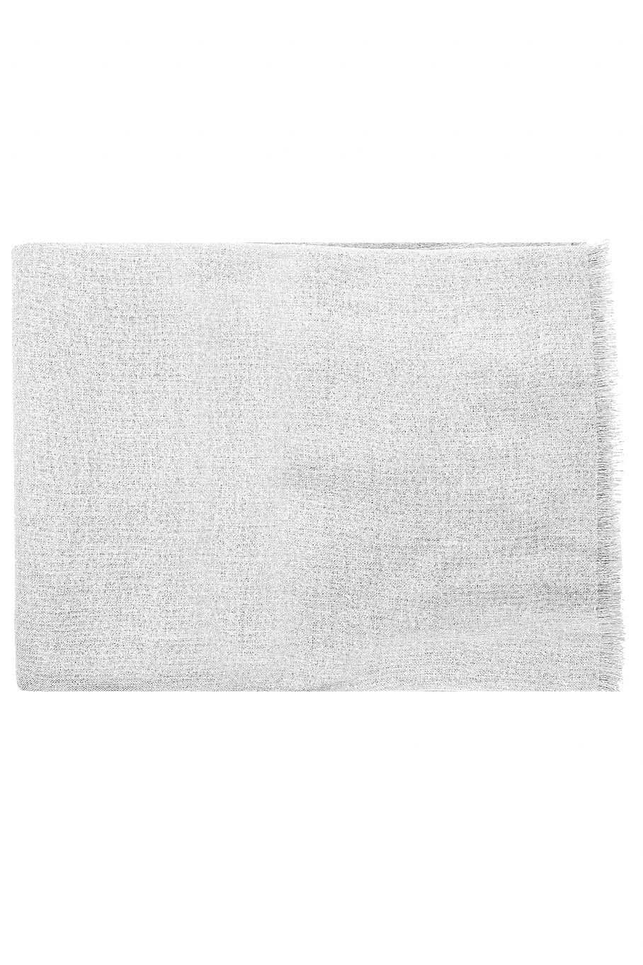 BRUNELLO CUCINELLI-Cashmere Silk Lurex Scarf - Ciottolo-CIOTTOLO