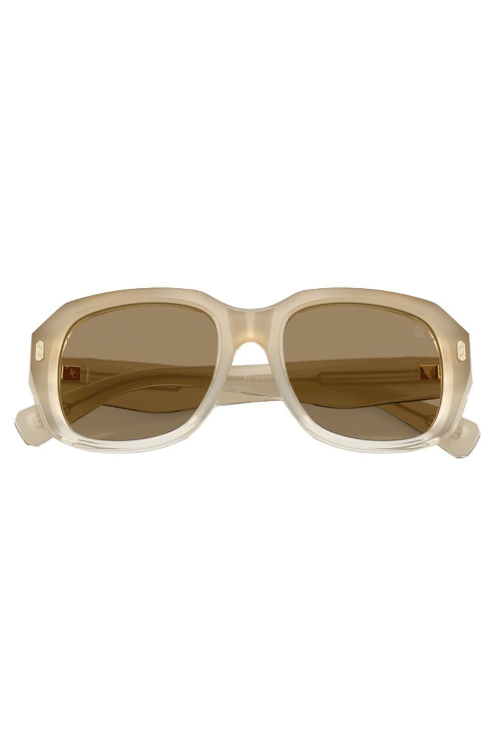 Geometric Sunglasses-CREAM-ACCESSORIESCARVES-BRUNELLO CUCINELLI