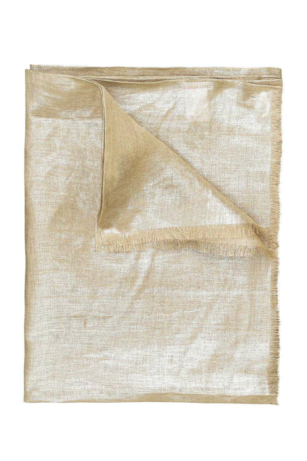 Lurex Scarf - Vanille-CREAM-O/S-ACCESSORIESCARVES-BRUNELLO CUCINELLI