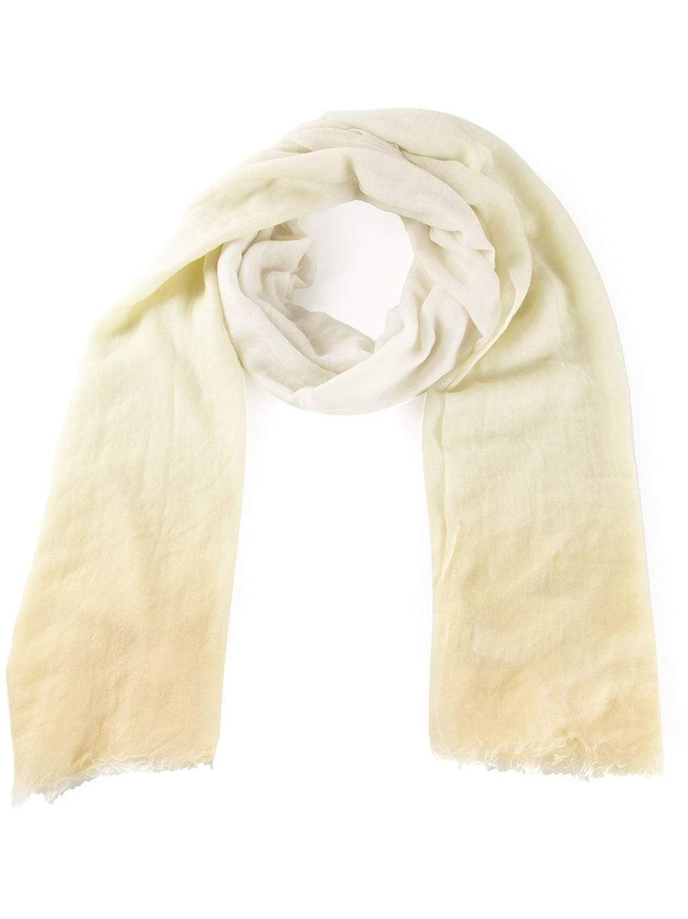 BRUNELLO CUCINELLI-Boiled Cashmere Scarf-CUSTARD