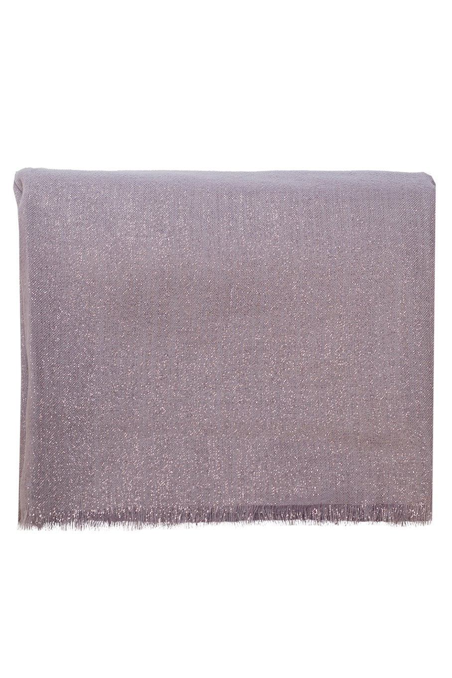 BRUNELLO CUCINELLI-Lurex Scarf - Dusty Lavender-DSTYLAVN