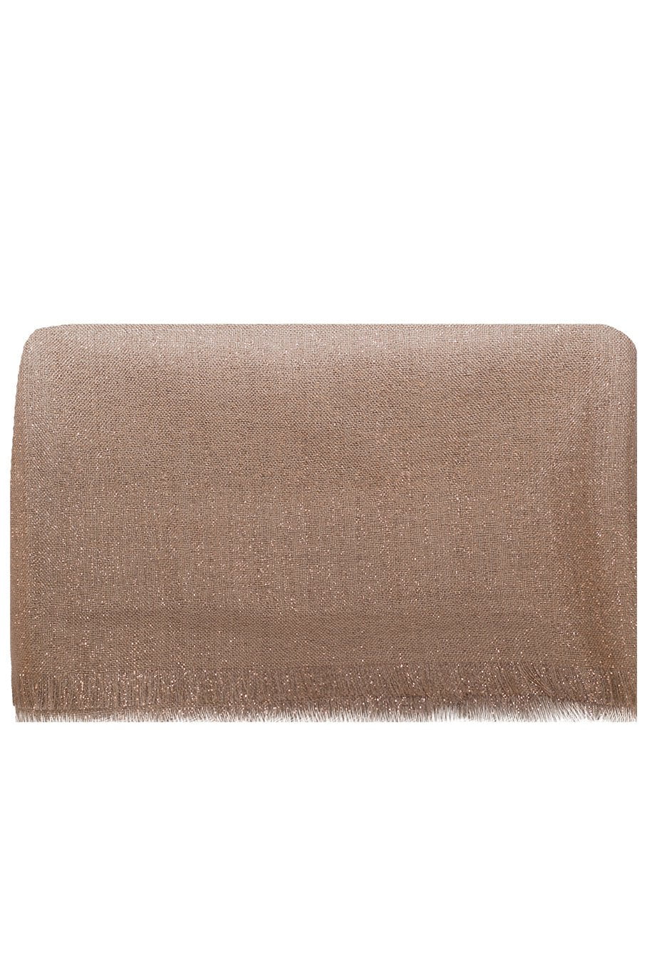 BRUNELLO CUCINELLI-Lurex Scarf - Gold-GOLD