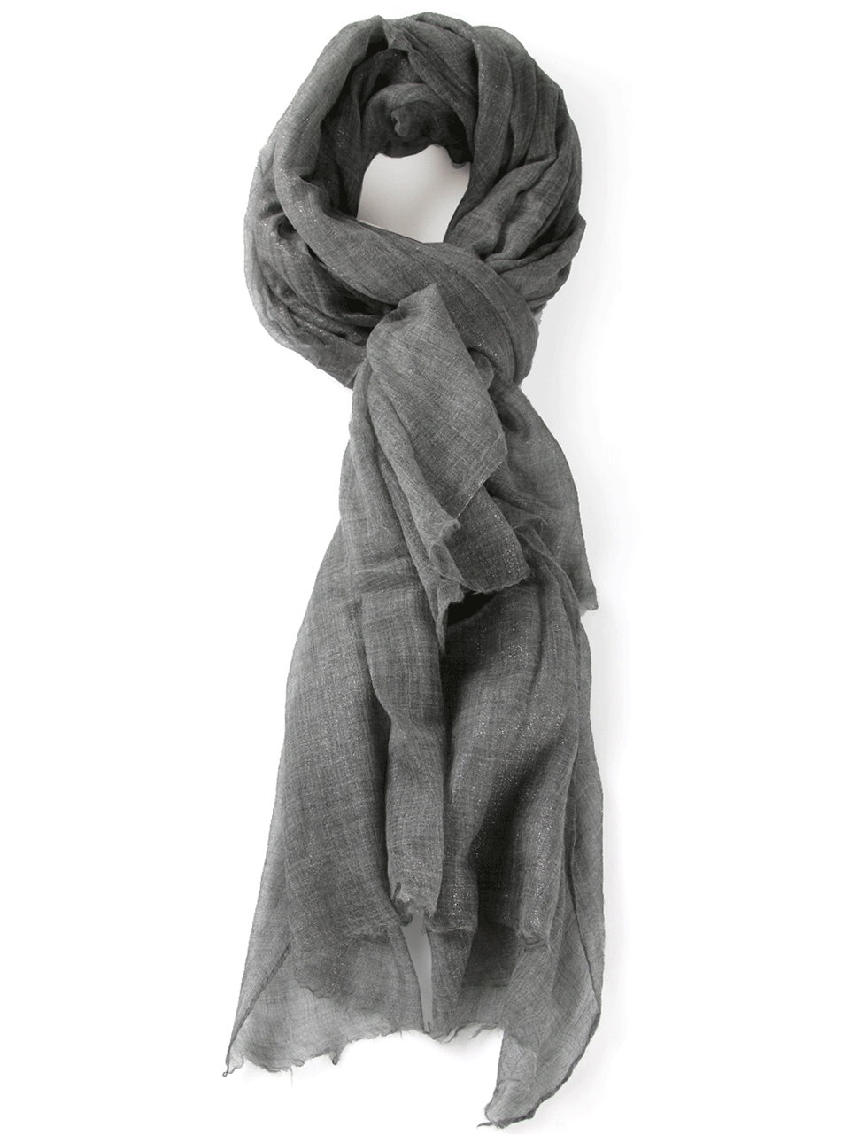 BRUNELLO CUCINELLI-Spotted Lame Scarf-GRACH701