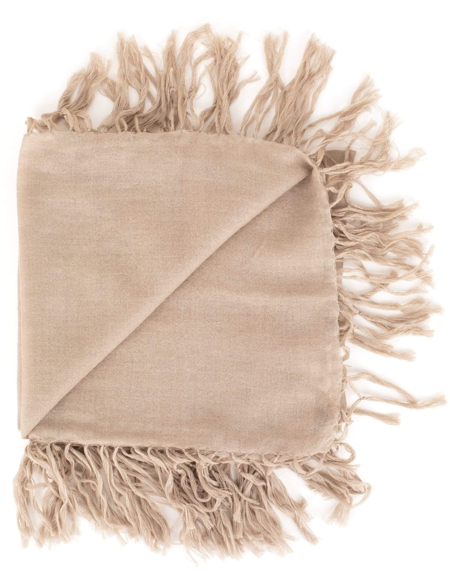 BRUNELLO CUCINELLI-Grain Cashmere and Silk Scarf-GRAIN