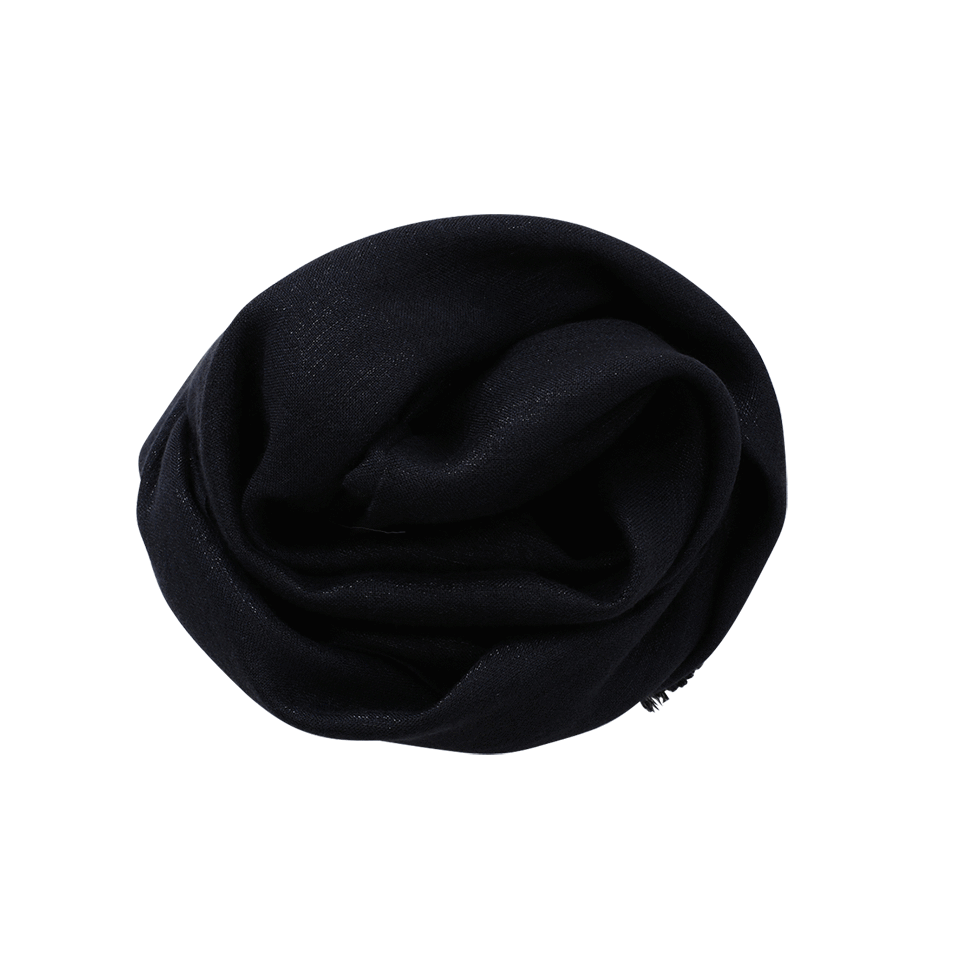 BRUNELLO CUCINELLI-Lurex Cashmere Scarf-NAVY