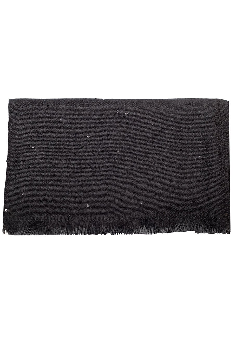 BRUNELLO CUCINELLI-Paillette Scarf-NERO