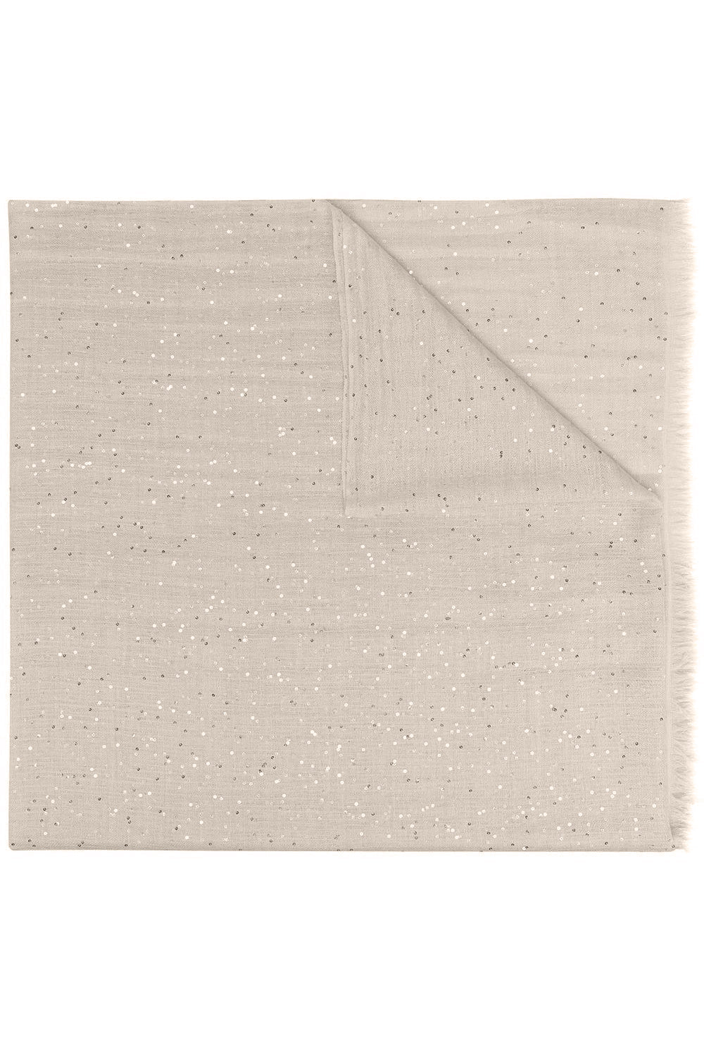 Paillette Scarf - Rustic Beige-RUSTCBGE-O/S-ACCESSORIESCARVES-BRUNELLO CUCINELLI