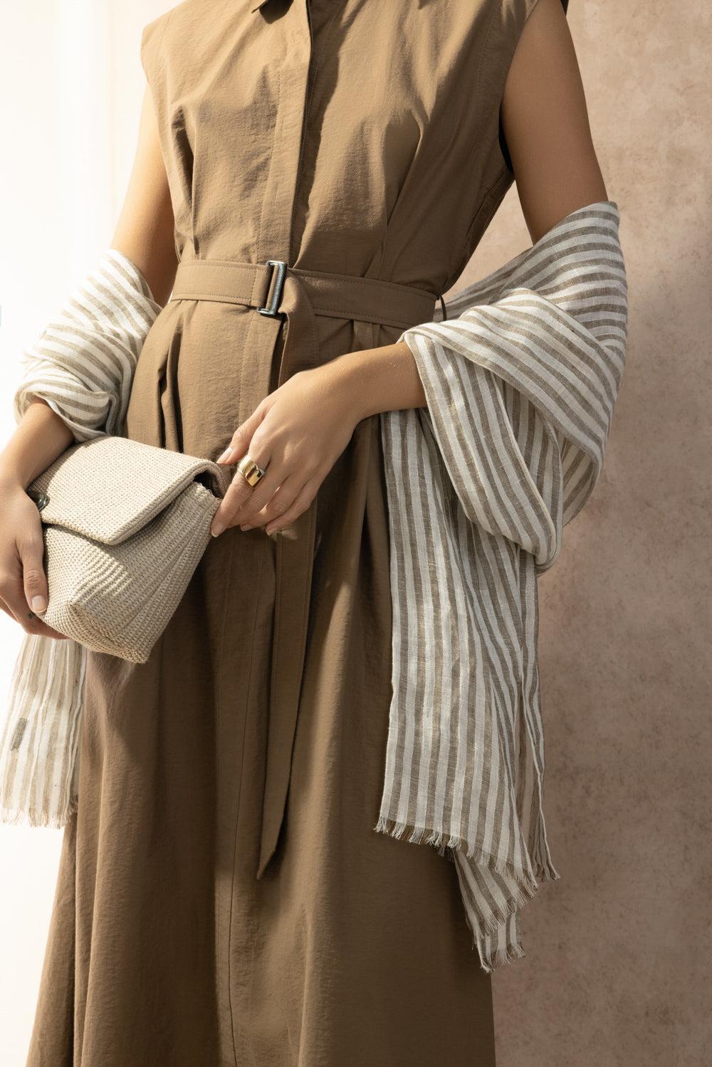 Sparkling Stripe Scarf-STRIPE-O/S-ACCESSORIESCARVES-BRUNELLO CUCINELLI