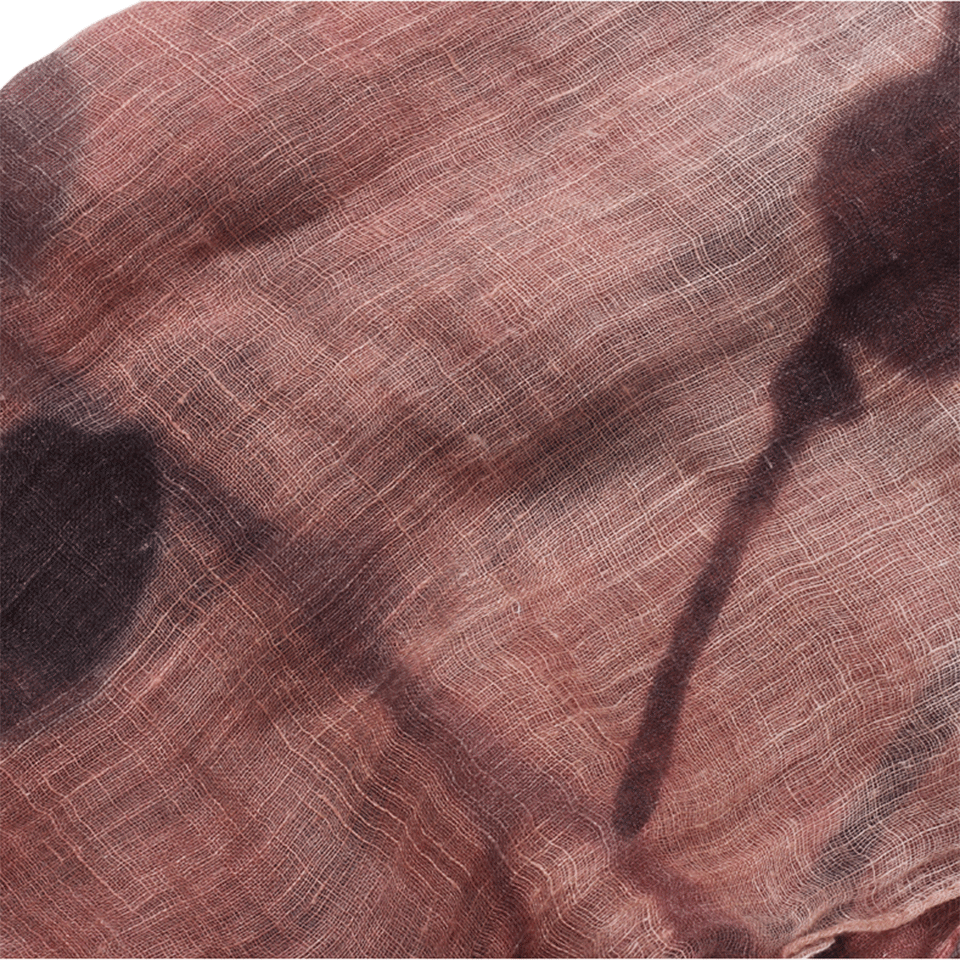 BRUNELLO CUCINELLI-Linen Floral Print Scarf-ROSE