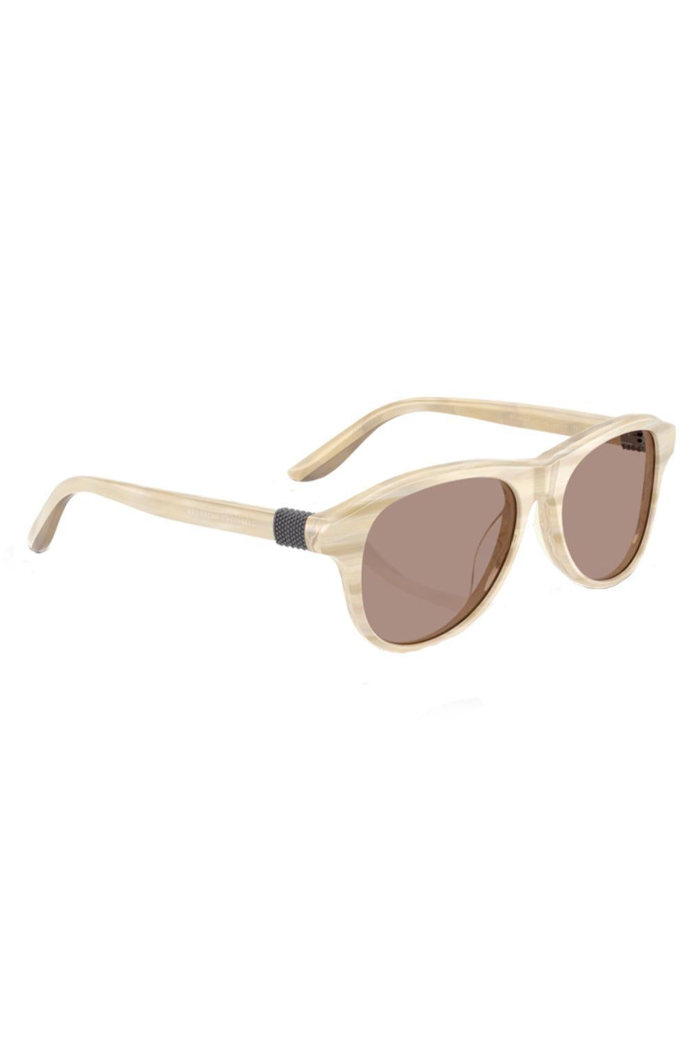 Pilot Gradient Sunglasses-CREAM-ACCESSORIESUNGLASSES-BRUNELLO CUCINELLI