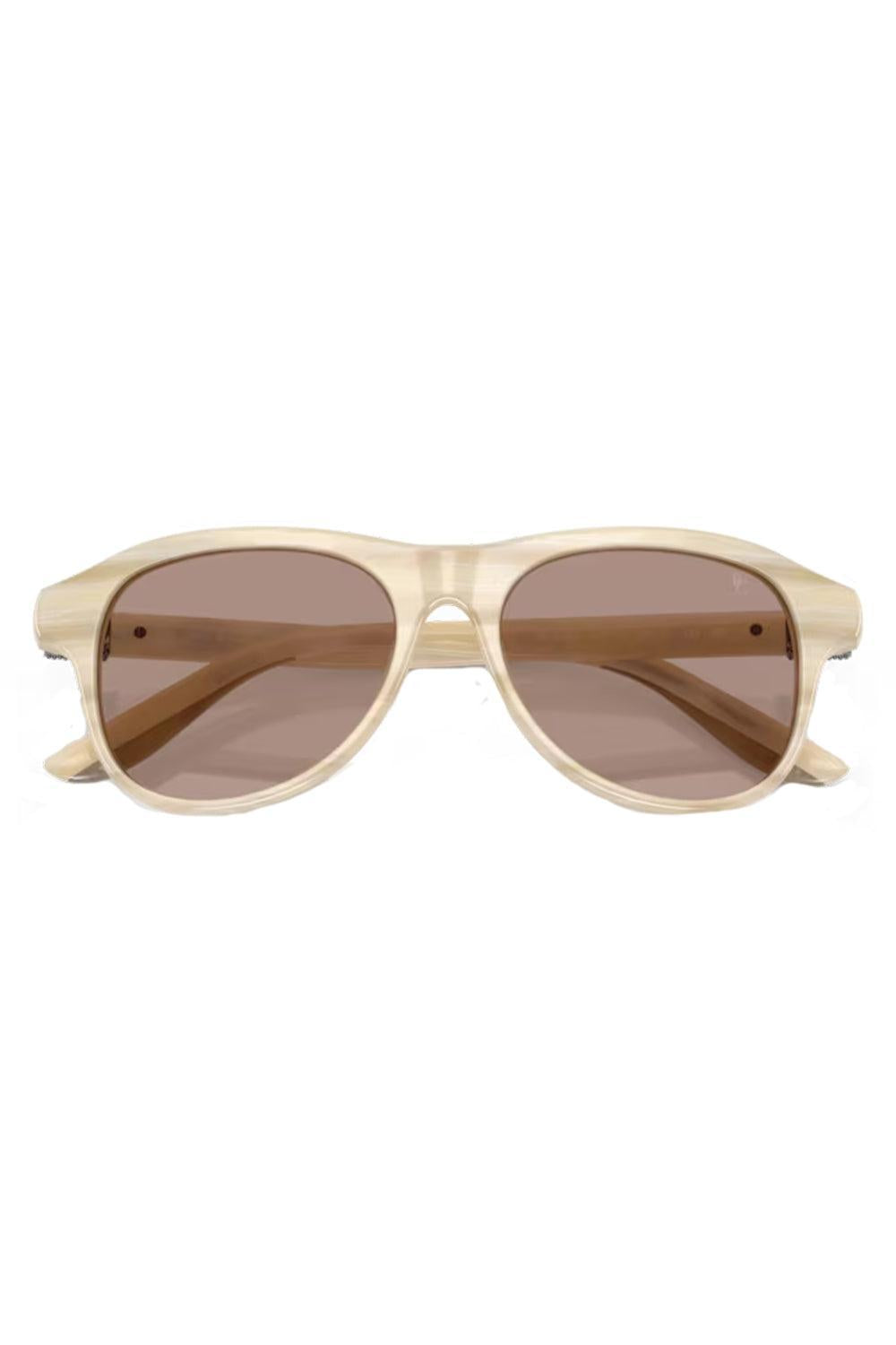 Pilot Gradient Sunglasses-CREAM-ACCESSORIESUNGLASSES-BRUNELLO CUCINELLI