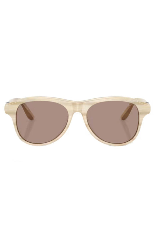 Pilot Gradient Sunglasses-CREAM-ACCESSORIESUNGLASSES-BRUNELLO CUCINELLI