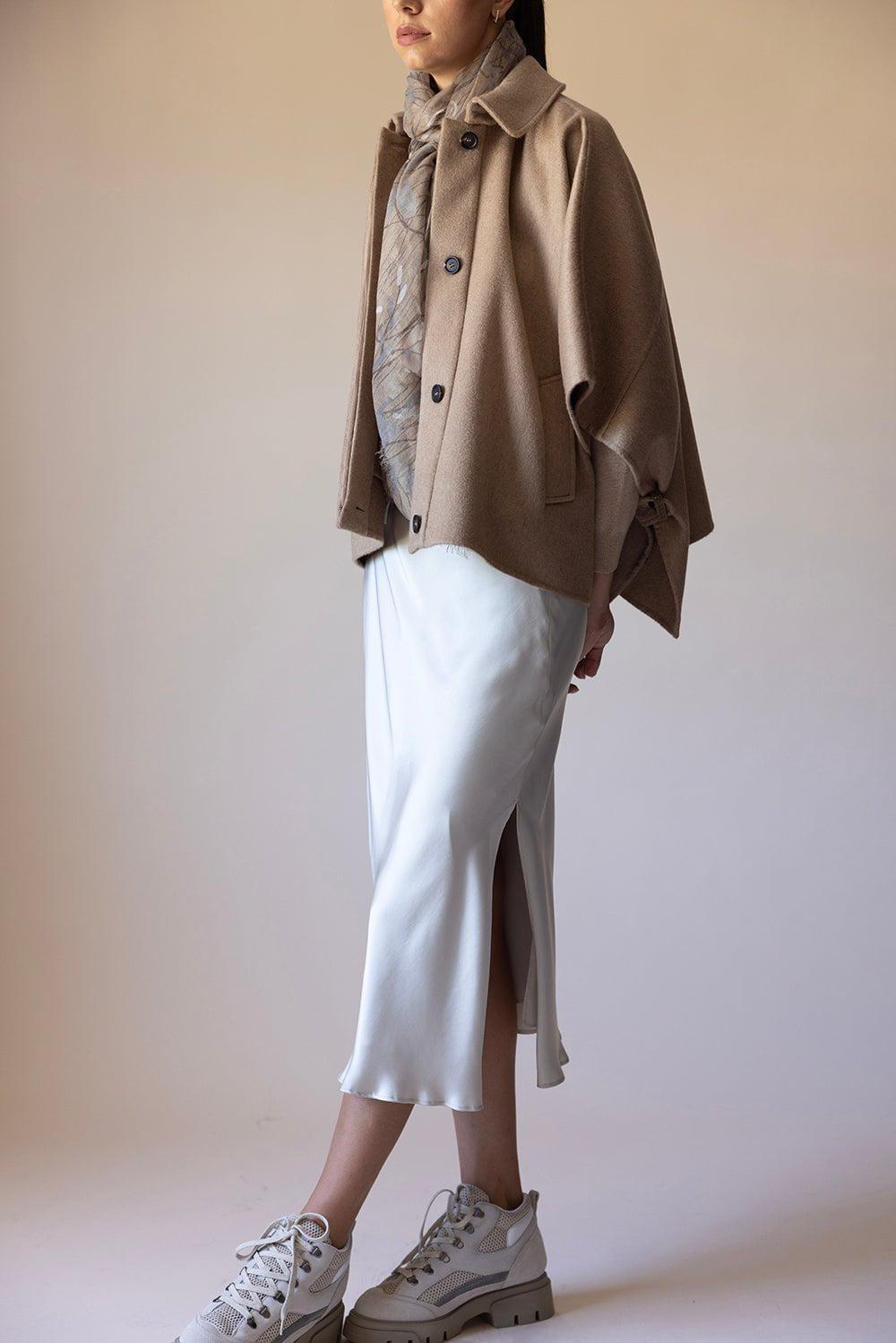BRUNELLO CUCINELLI-Monili Trim Drape Jacket-