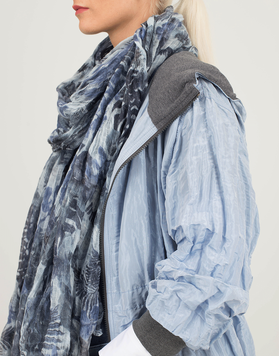 BRUNELLO CUCINELLI-Futuristic Taffeta Hooded Coat-