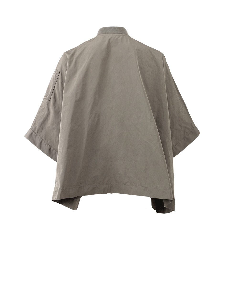 BRUNELLO CUCINELLI-Taffeta Tie Waist Cape-