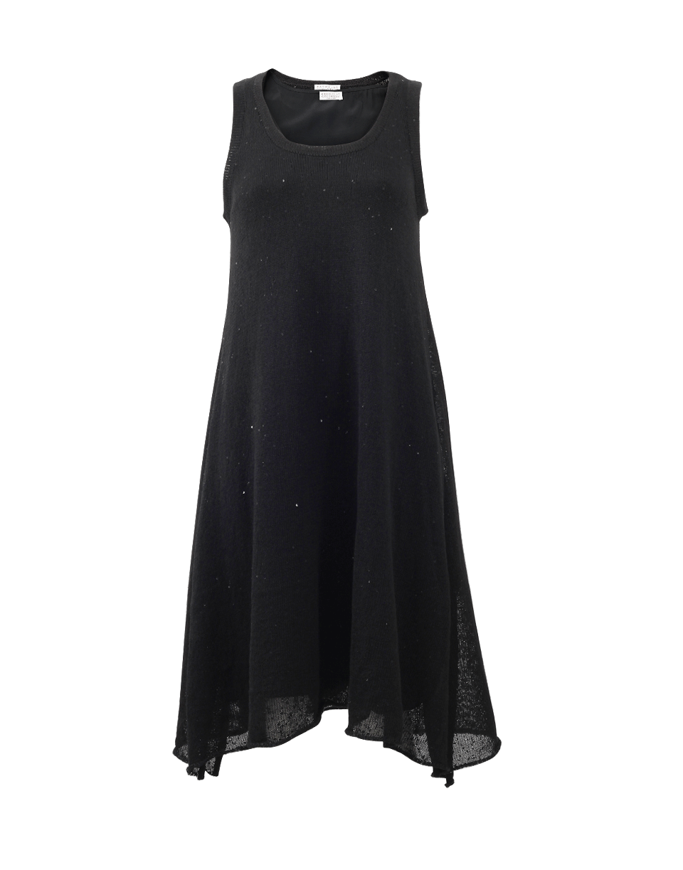 BRUNELLO CUCINELLI-Sequined Knit Dress-