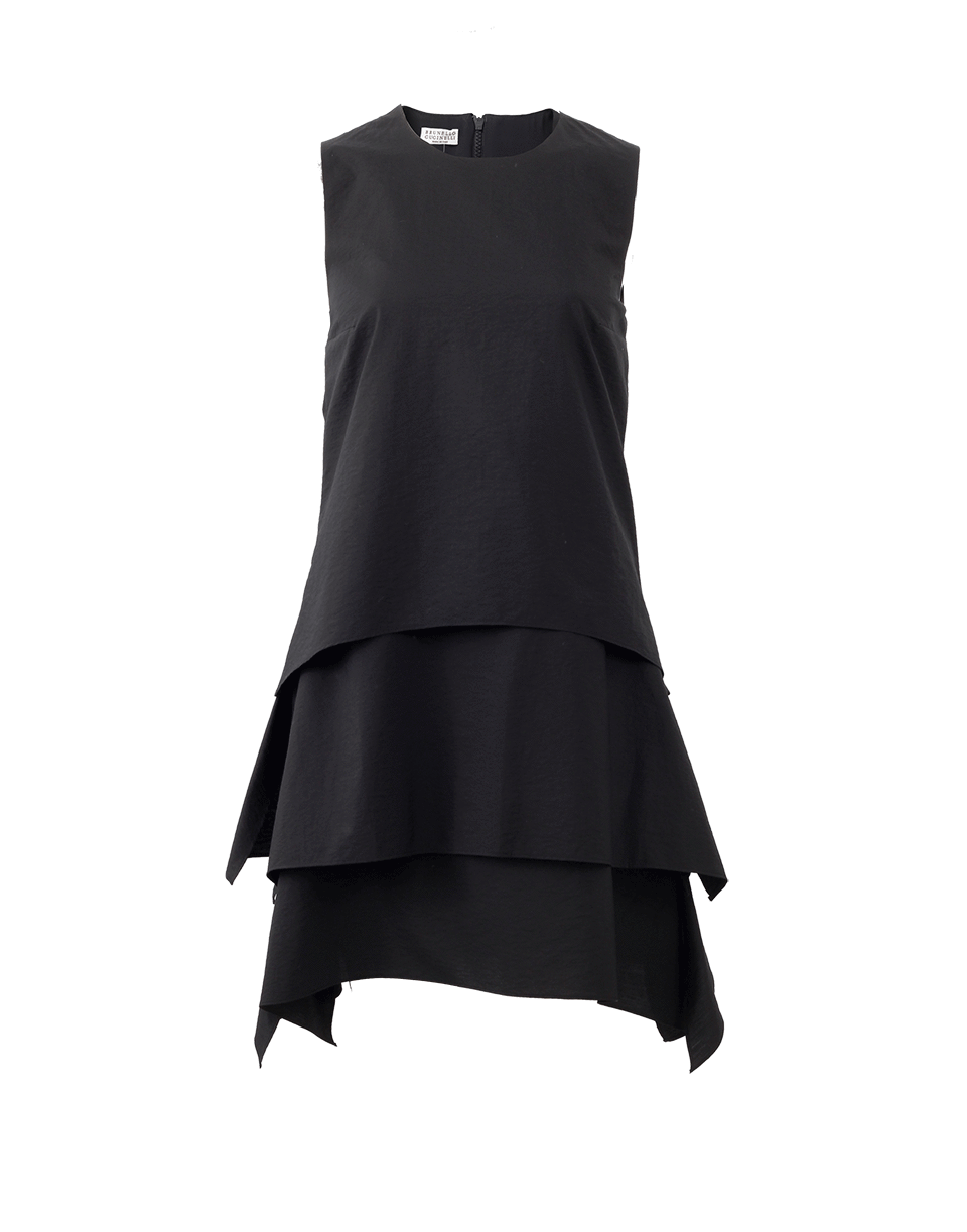 BRUNELLO CUCINELLI-Trapeze Bottom Dress-