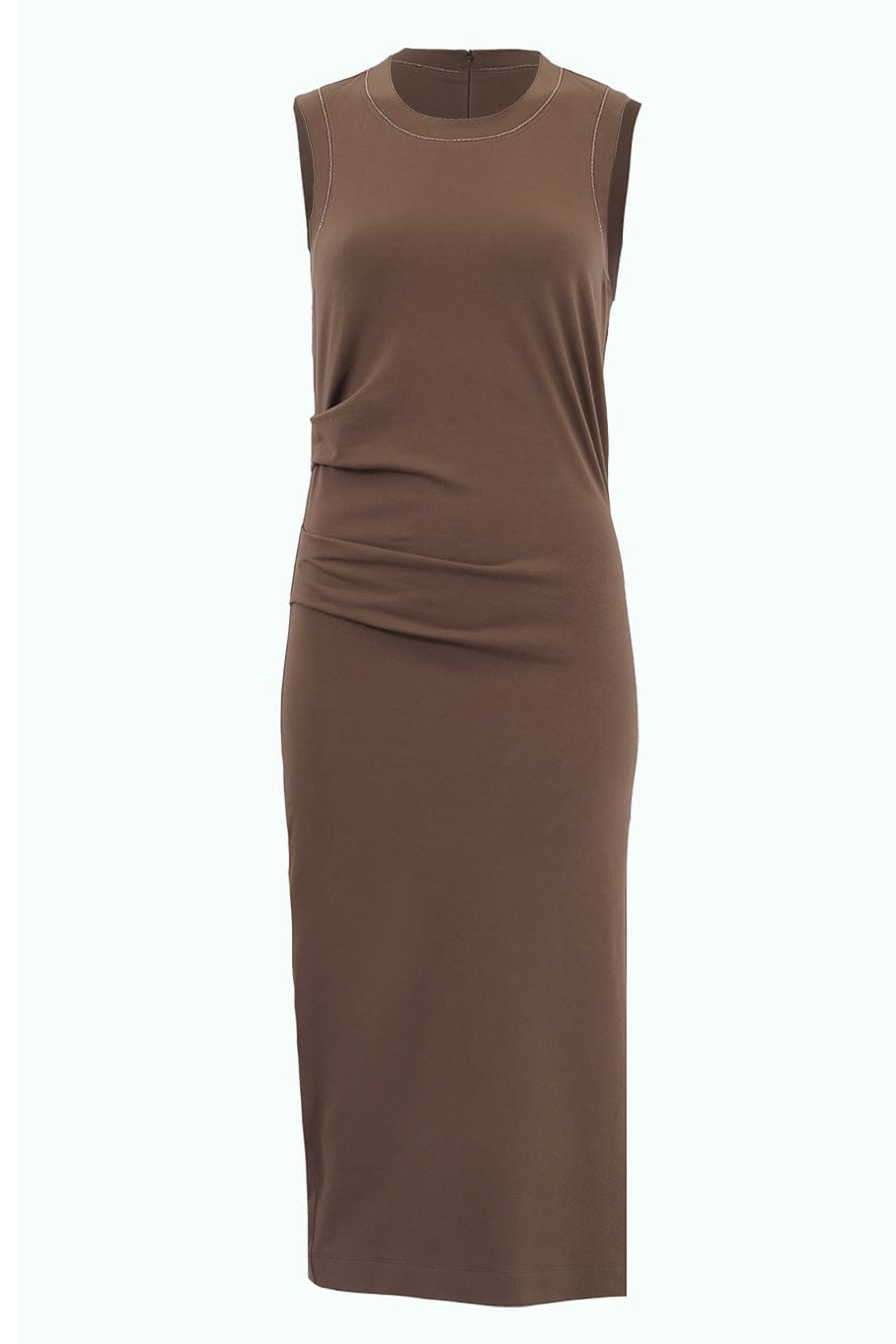 BRUNELLO CUCINELLI-Sleeveless Jersey Dress-