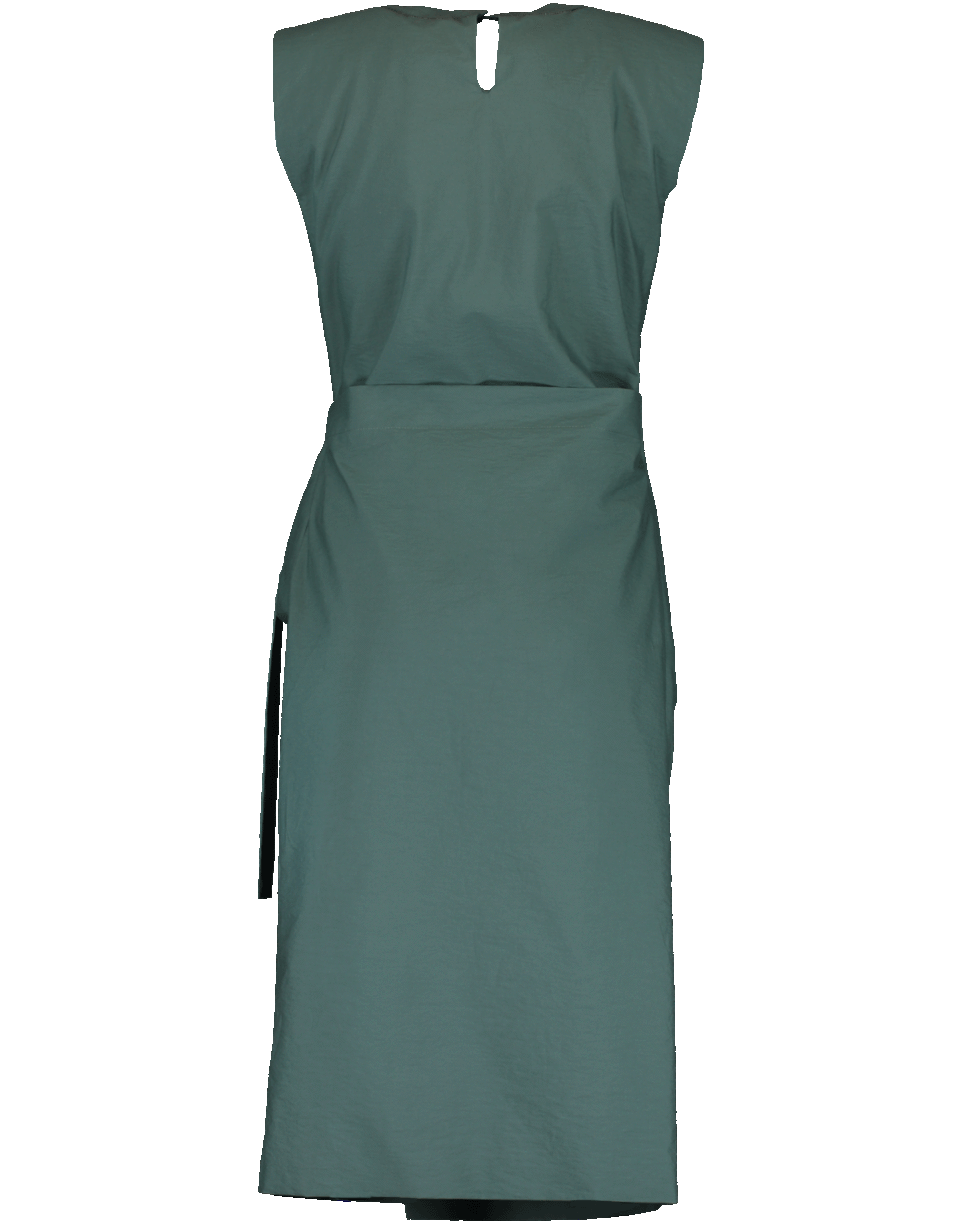 BRUNELLO CUCINELLI-Wrapped Crewneck Ring Dress-