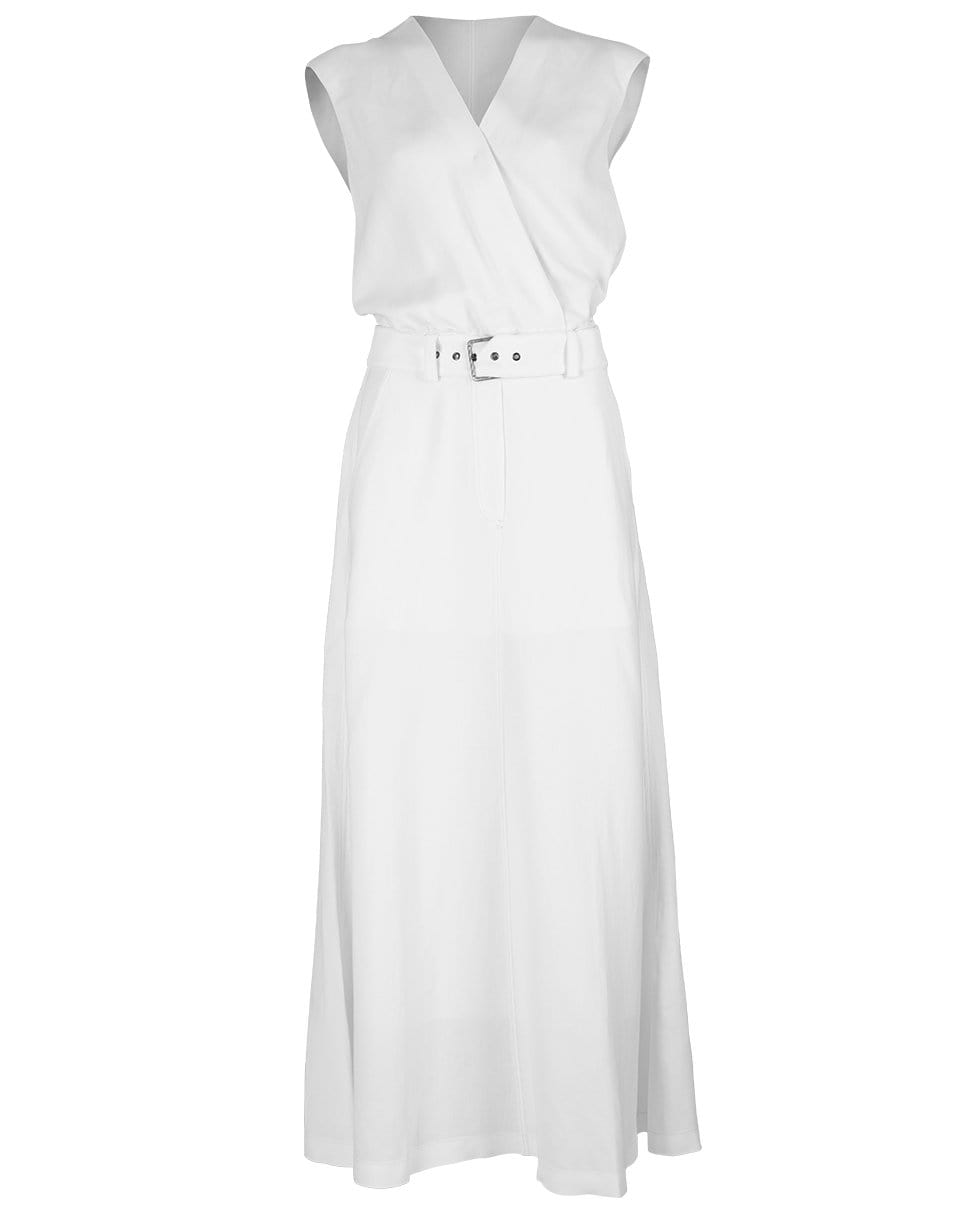 Linen Twill Maxi Dress
