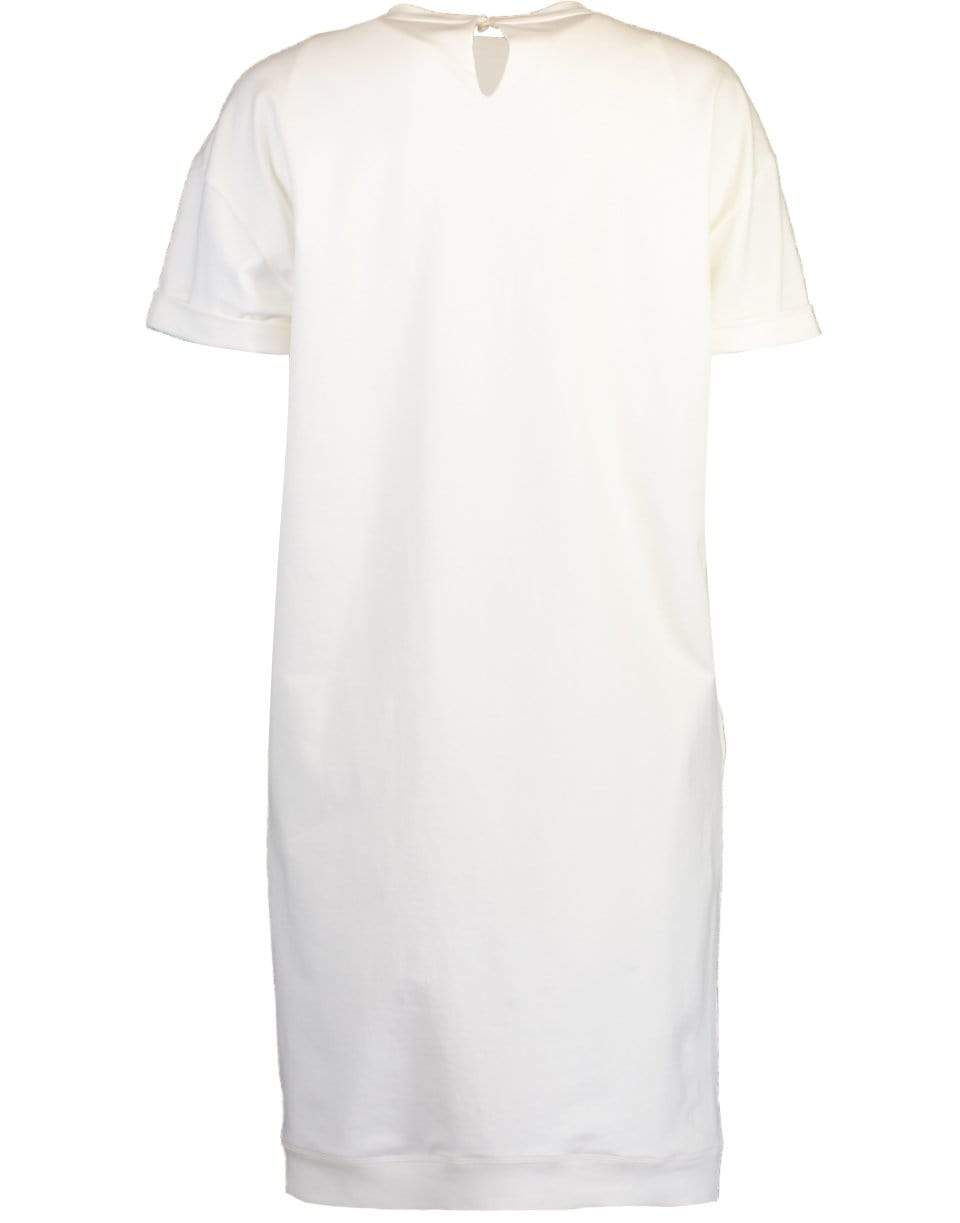 BRUNELLO CUCINELLI-Short Sleeve Mini Dress-