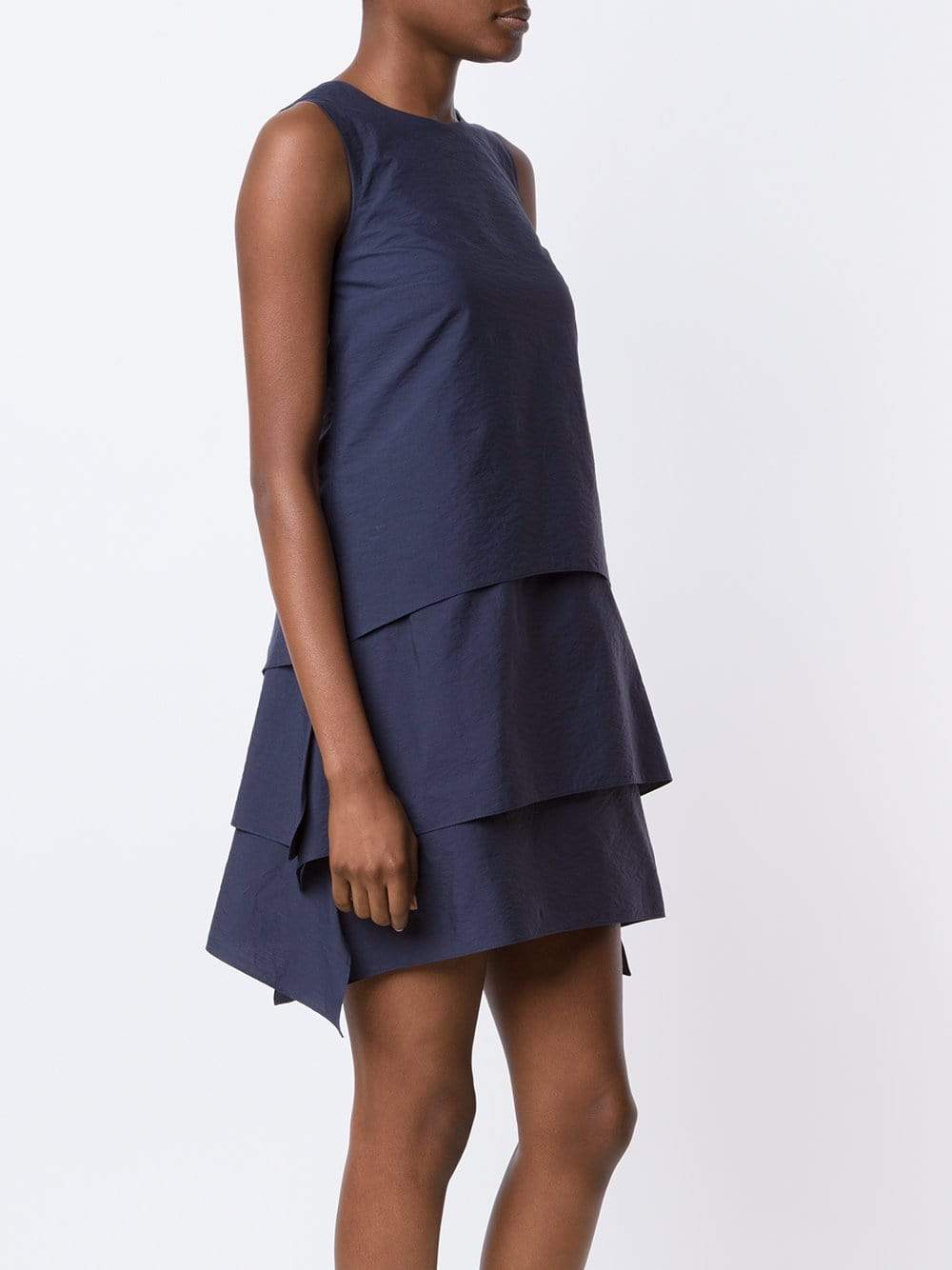 BRUNELLO CUCINELLI-Cotton Trapeze Dress-