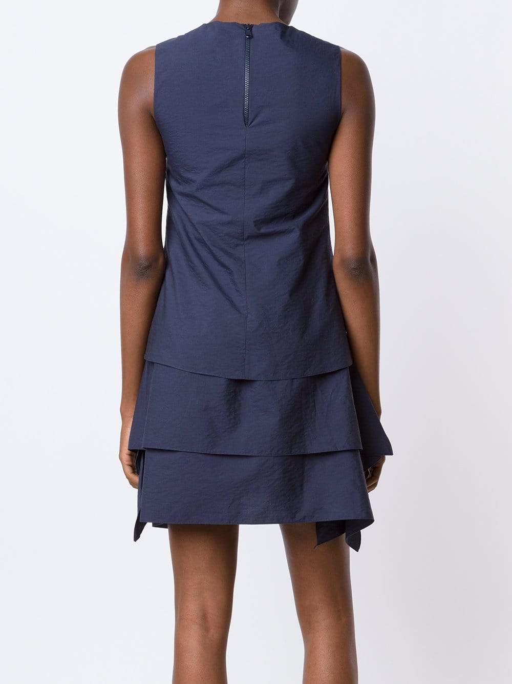 BRUNELLO CUCINELLI-Cotton Trapeze Dress-