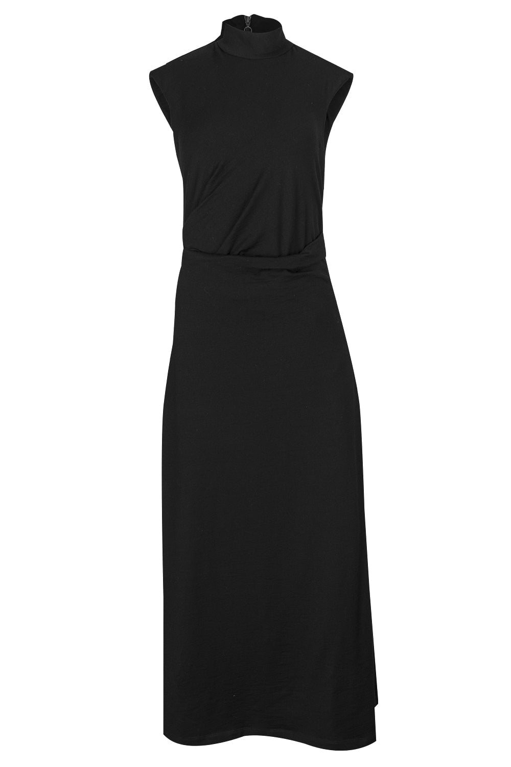 BRUNELLO CUCINELLI-Sleeveless Cinched Waist Dress-