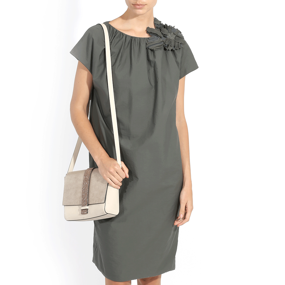BRUNELLO CUCINELLI-Crinkled Dress-