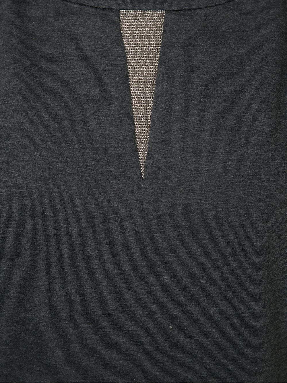 BRUNELLO CUCINELLI-Rolled Sleeve Tee Dress-