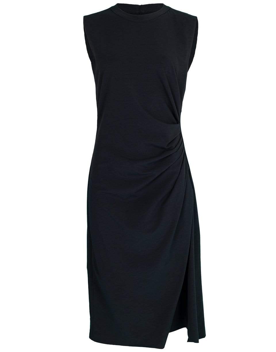 BRUNELLO CUCINELLI-Ruched Jersey Fitted Dress-