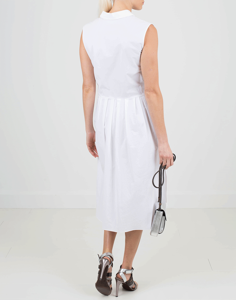 BRUNELLO CUCINELLI-Wrap Collared Dress-