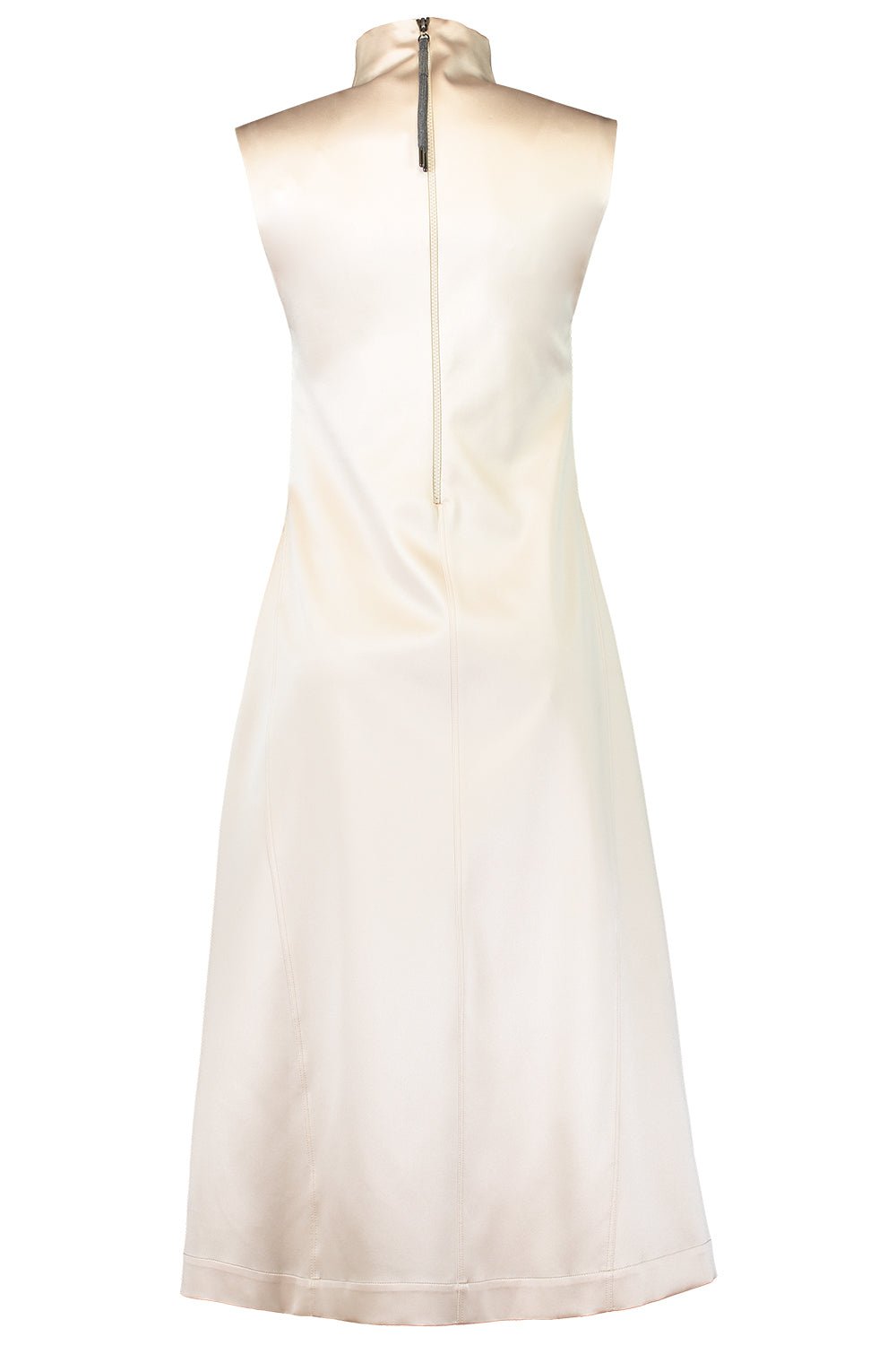 BRUNELLO CUCINELLI-Sleeveless A-Line Dress-