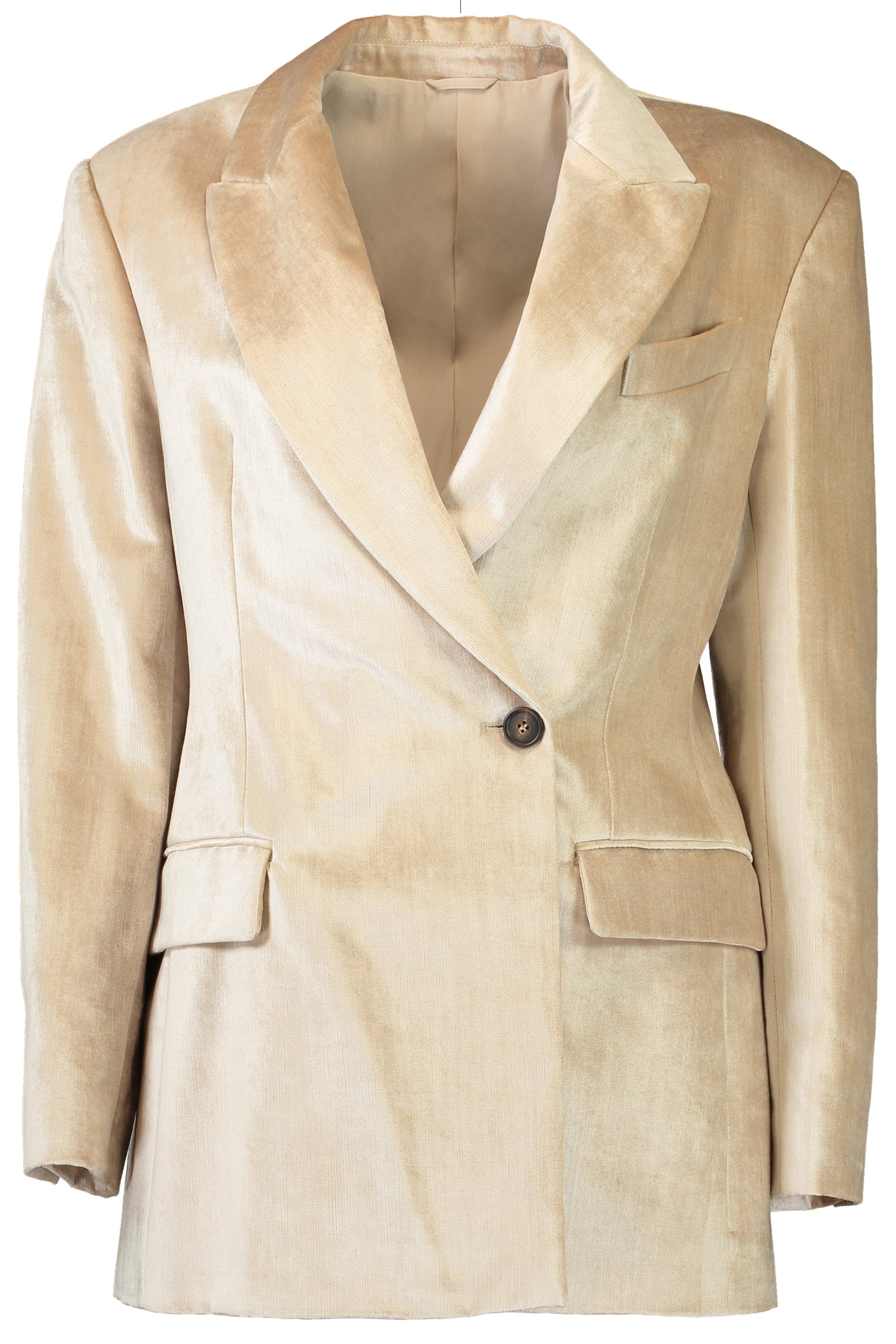 BRUNELLO CUCINELLI-Asymmetrical Detail Jacket-