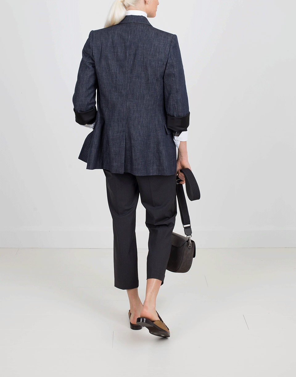 BRUNELLO CUCINELLI-Denim Blazer-