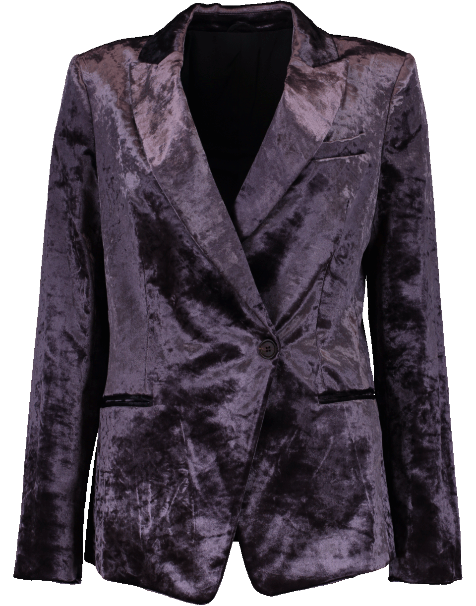 BRUNELLO CUCINELLI-Crush Velvet Blazer-